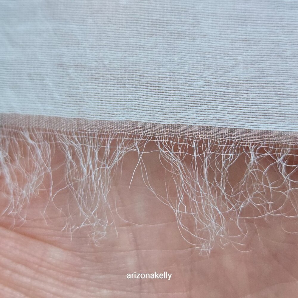 Inouitoosh Silk/Cotton Lightweight Striped Scarf Inoui Editions - Picture 8 of 10